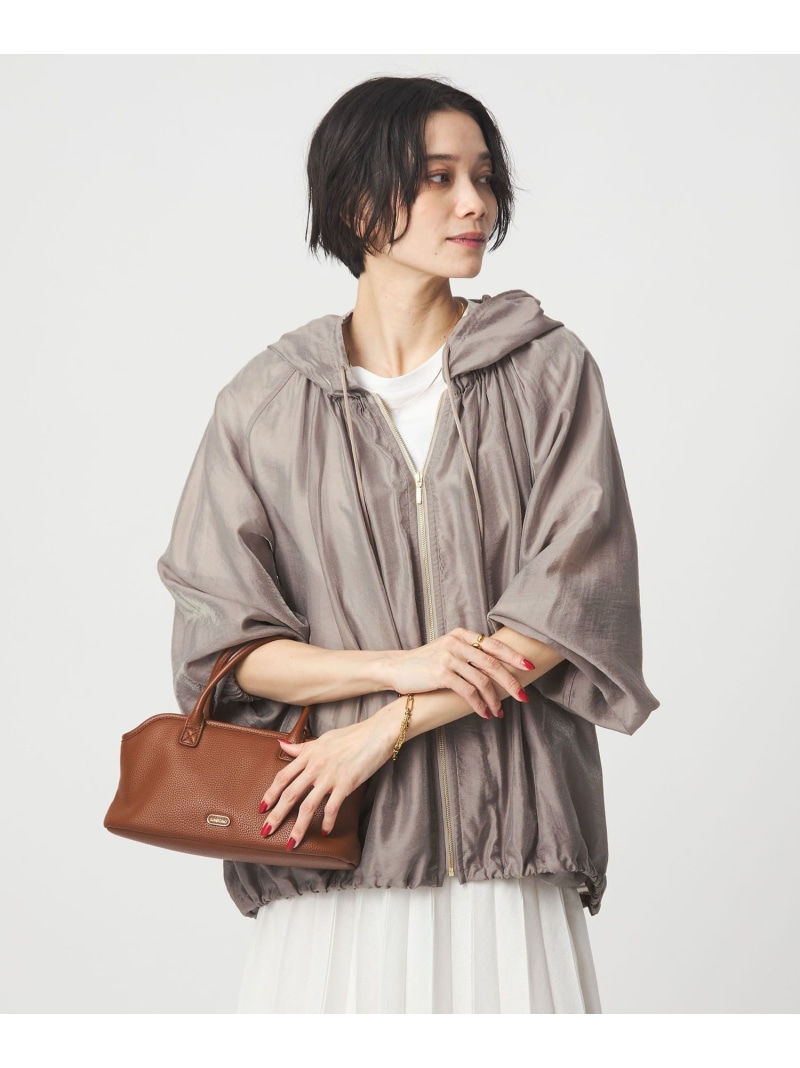【SALE／30%OFF】シアー ギャザー ボンネット 上衣 UNITED ARROWS green label relaxing ユナイテッドアローズ グリーンレーベルリラクシング ジャケット・アウター 上衣・前掛け 白いこと ベージュ 黒いこと【RBA_E】【貨物輸送無料】[ Fashion]