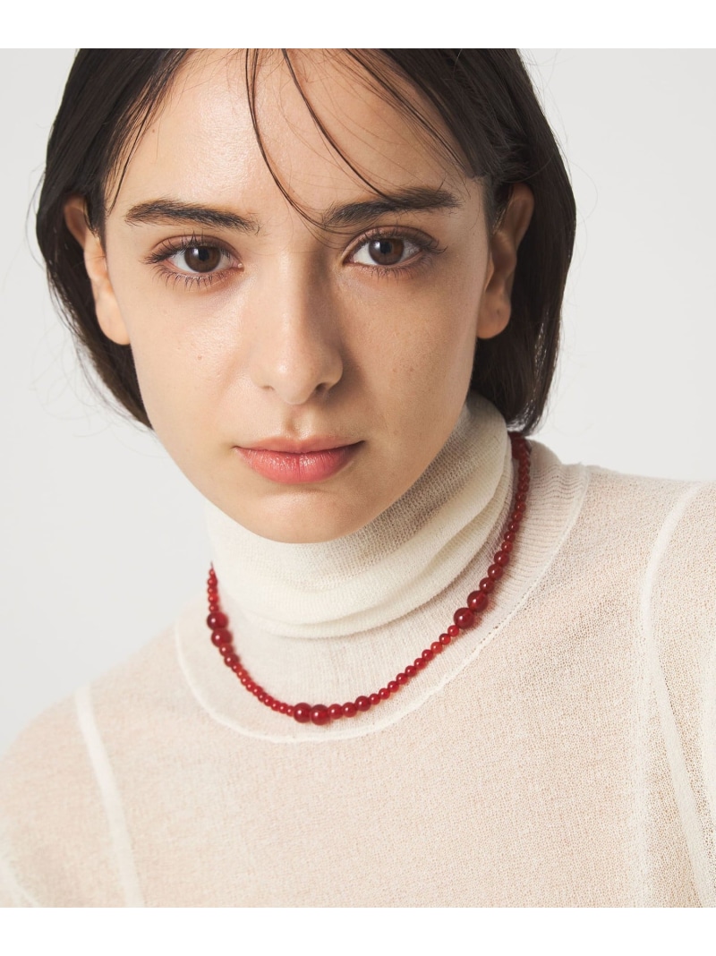 ＜Kara Yoo＞AVERY ネックレス UNITED ARROWS green label relaxing ユナイテッドアローズ グリーンレーベルリラクシング アクセサリー・腕時計 ネックレス レッド ブラウン【送料無料】[ Fashion]