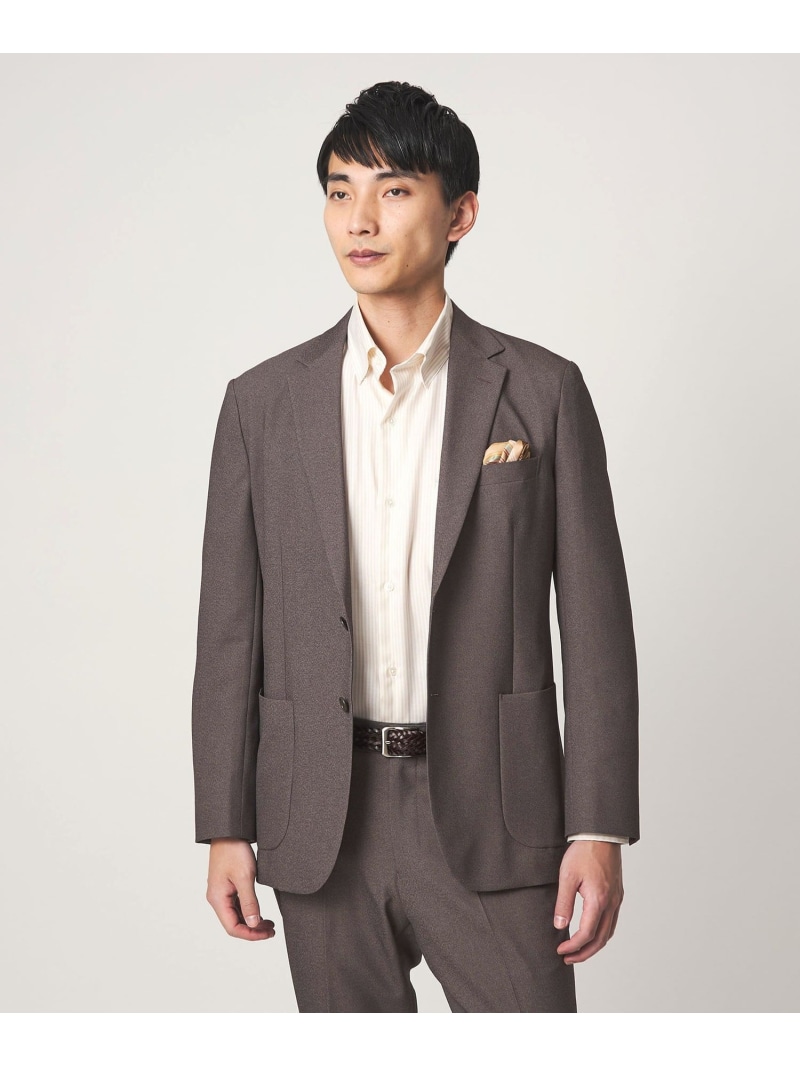 A+ ポリエステル シャークスキン 2B 標準尺度 セットアップ 上衣 -ウォッシャブル・ストレッチ- UNITED ARROWS green label relaxing ユナイテッドアローズ グリーンレーベルリラクシング ジャケット・アウター テーラードジャケット【貨物輸送無料】[ Fashion]