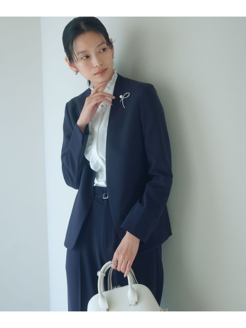 [size SHORTあり]パウドレ 否ラペル 上衣 ウォッシャブル 伸ばすこと UNITED ARROWS green label relaxing ユナイテッドアローズ グリーンレーベルリラクシング ジャケット・アウター 否色つや上衣 米国海軍 黒いこと 白いこと【貨物輸送無料】[ Fashion]