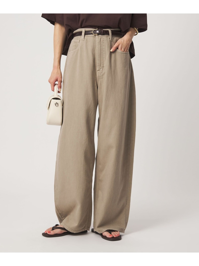 【別注】＜HEALTHY DENIM＞曲線状の形 ジーンズ  ズボン下 ベージュ UNITED ARROWS green label relaxing ユナイテッドアローズ グリーンレーベルリラクシング ズボン下 デニム・ジーンズズボン下 ベージュ【貨物輸送無料】[ Fashion]