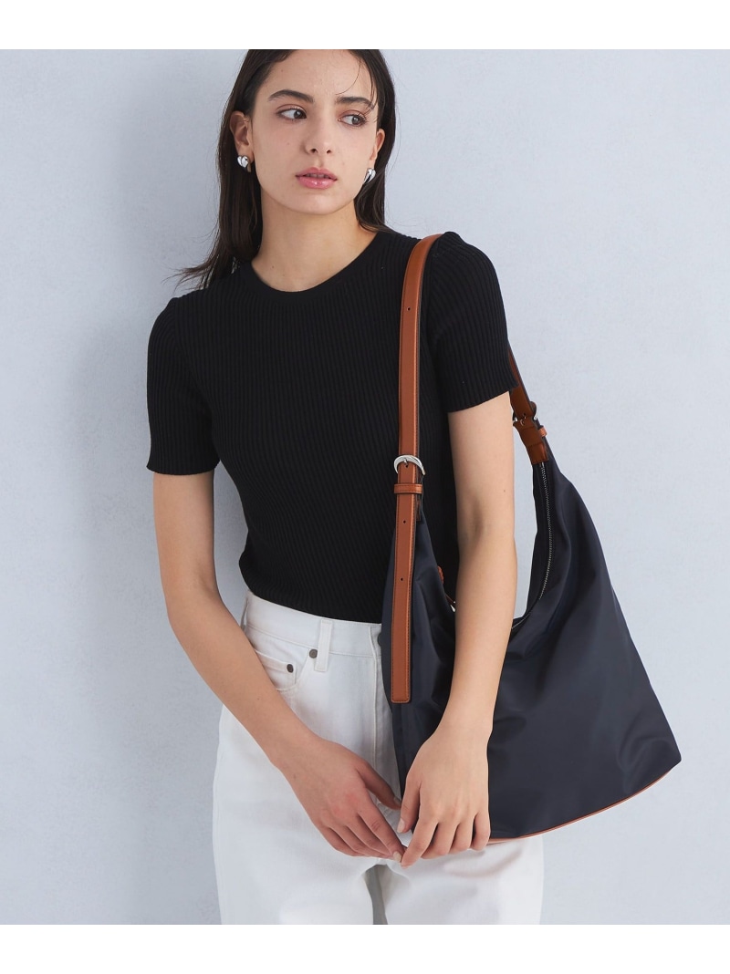 ダブルバックル 2WAYショルダーバッグ -はっ水- UNITED ARROWS green label relaxing ユナイテッドアローズ グリーンレーベルリラクシング バッグ ショルダーバッグ ネイビー ブラック グリーン ホワイト【送料無料】[ Fashion]