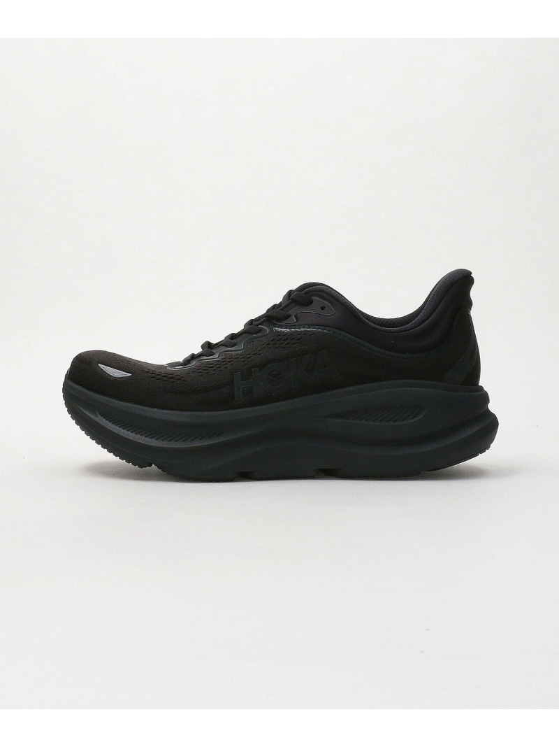 【SALE／10%OFF】＜HOKA＞ボンダイ 9 スニーカー UNITED ARROWS green label relaxing ユナイテッドアローズ グリーンレーベルリラクシング シューズ・靴 スニーカー ブラック【RBA_E】【送料無料】[ Fashion]