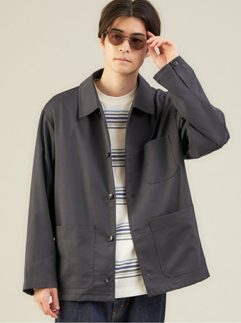 Green Label Relaxing ウォッシャブル Twサージ カバーオール ストレッチ United Arrows Green Label Relaxing ユナイテッドアローズ グリーンレーベルリラクシング コート ジャケット カバーオール グレー ブラック ベージュ 送料無料 Rakuten Fashion Kanal9tv Com