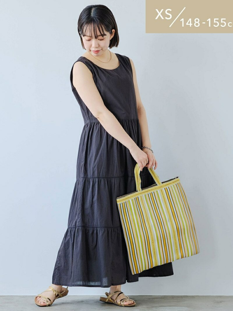 Xs H148 155cm Sc India ギャザー ノースリーブ ティアード ワンピース United Arrows Green Label Relaxing ユナイテッドアローズ グリーンレーベルリラクシング ワンピース ノースリーブワンピース ブラウン ブラック 送料無料 Rakuten Fashion Butlerchimneys Com