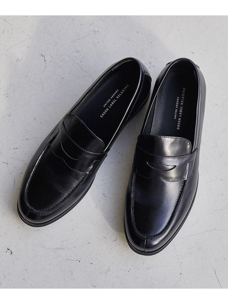 GLR レザー V3 ローファー UNITED ARROWS green label relaxing ユナイテッドアローズ グリーンレーベルリラクシング シューズ・靴 ローファー ブラック ブラウン【送料無料】[ Fashion]｜green label relaxing