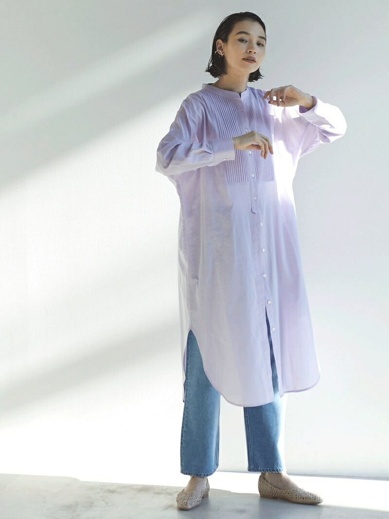 楽天 Sale 30 Off Fm ダブル ガーゼ ギャザー シャツ ワンピース United Arrows Green Label Relaxing ユナイテッドアローズ グリーンレーベルリラクシング ワンピース シャツワンピース パープル グレー ホワイト Rba E 送料無料 Rakuten Fashion 在庫限り