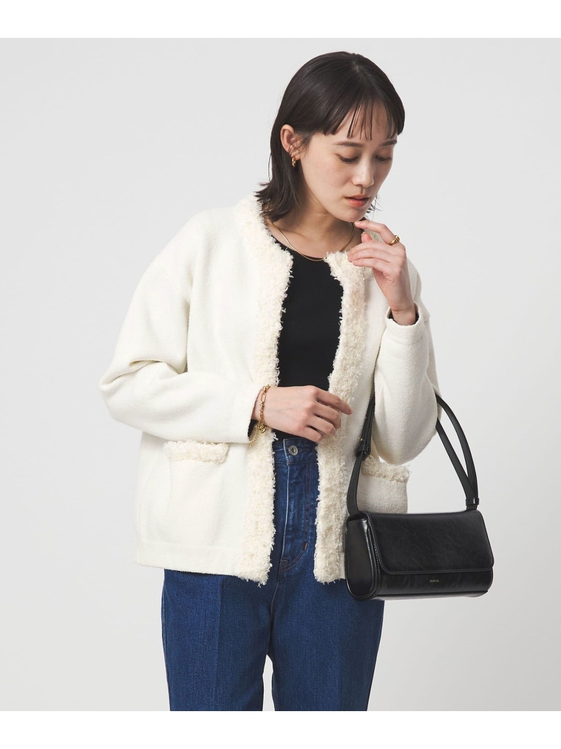 楽天市場】【SALE／50%OFF】ヘアリー ニット ジャケットライク