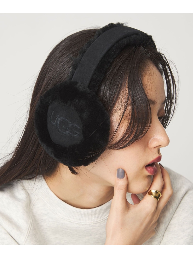 UGG イヤマフ Amazon | UGG EARMUFF UGG レディース 刺繍ロゴ イヤーマフ