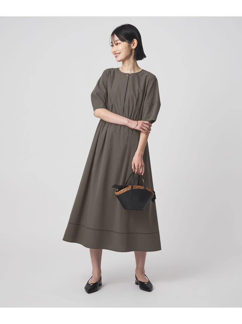 ハシゴキリカエ ワンピース UNITED ARROWS green label relaxing ユナイテッドアローズ グリーンレーベルリラクシング ワンピース・ドレス ワンピース ネイビー ベージュ グレー【送料無料】[ Fashion]