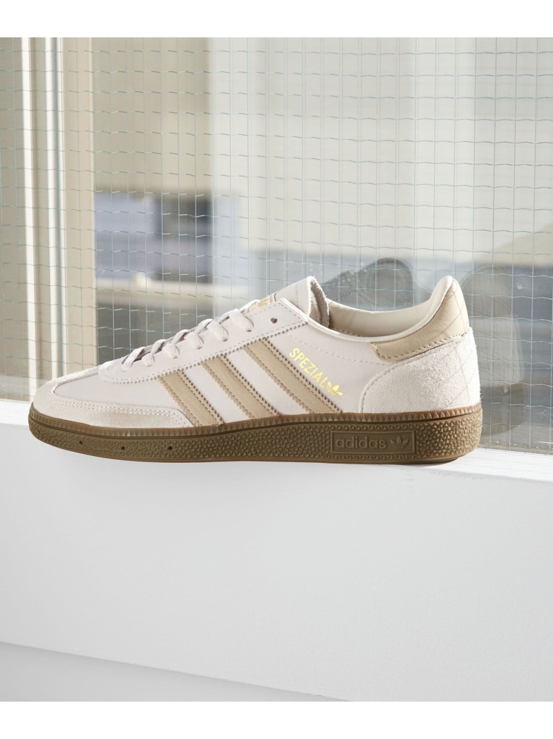 【国内EXCLUSIVE】＜adidas Originals＞ハンドボール スペツィアル スニーカー / 22.5-25糎 UNITED ARROWS green label relaxing ユナイテッドアローズ グリーンレーベルリラクシング シューズ・靴 スニーカー ベージュ【貨物輸送無料】[ Fashion]