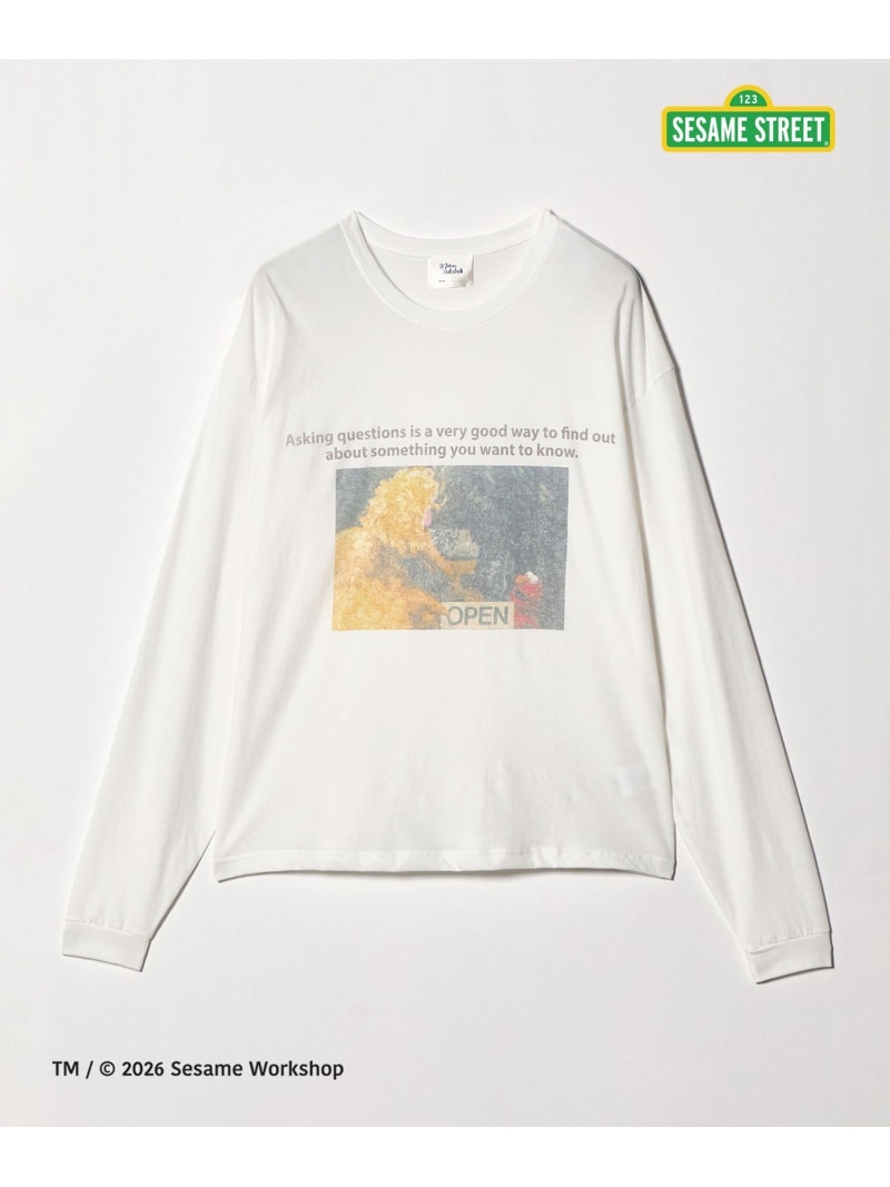 ＜ST.JOHNS 3RD CLUB＞セサミストリート ロング捩り プルオーバー 2＜ Select by EMMEL REFINES ＞ EMMEL REFINES ユナイテッドアローズ グリーンレーベルリラクシング トップス カットソー・プルオーバー 白いこと【貨物輸送無料】[ Fashion]