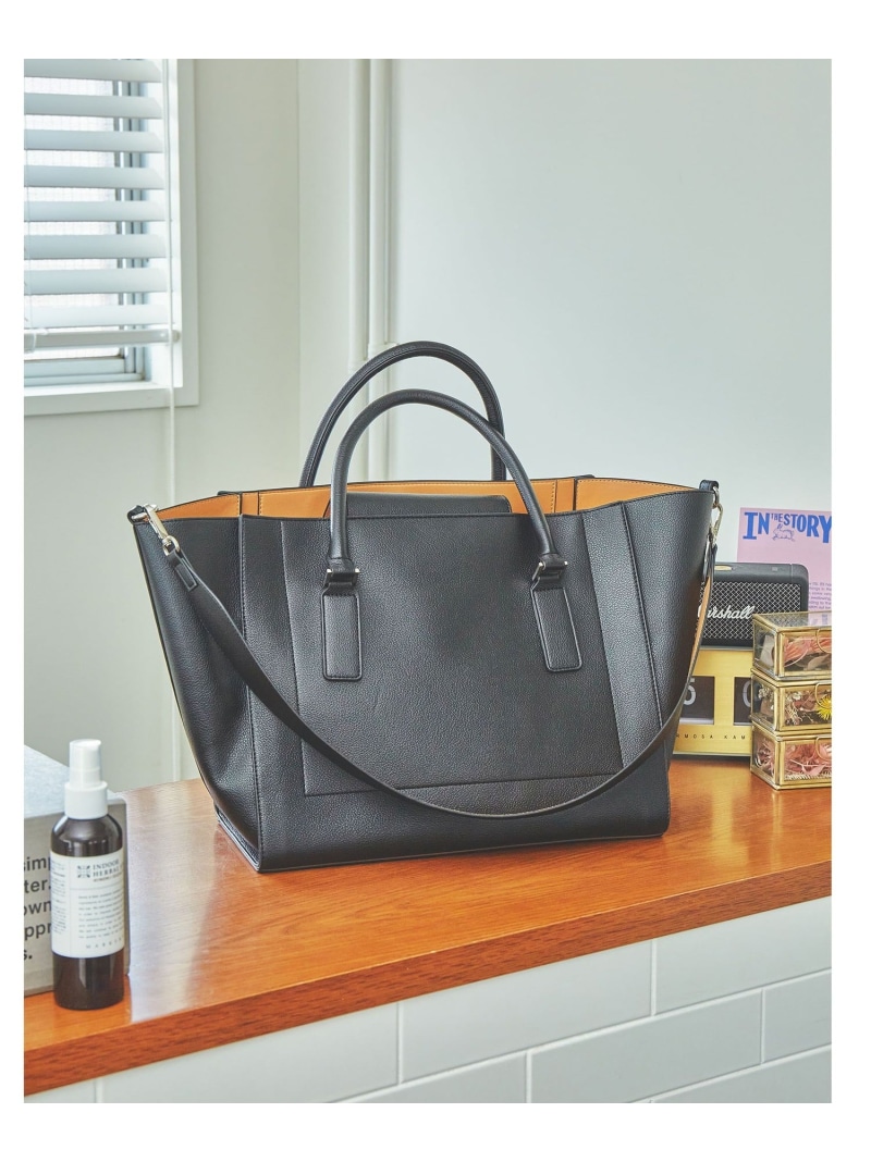 【WEB押さえる】トラペーズ 広々とした胴締め トートバッグ / A4 / 通い UNITED ARROWS green label relaxing ユナイテッドアローズ グリーンレーベルリラクシング 御徒面子 トートバッグ 黒いこと ベージュ 赤銅色【貨物輸送無料】[ Fashion]