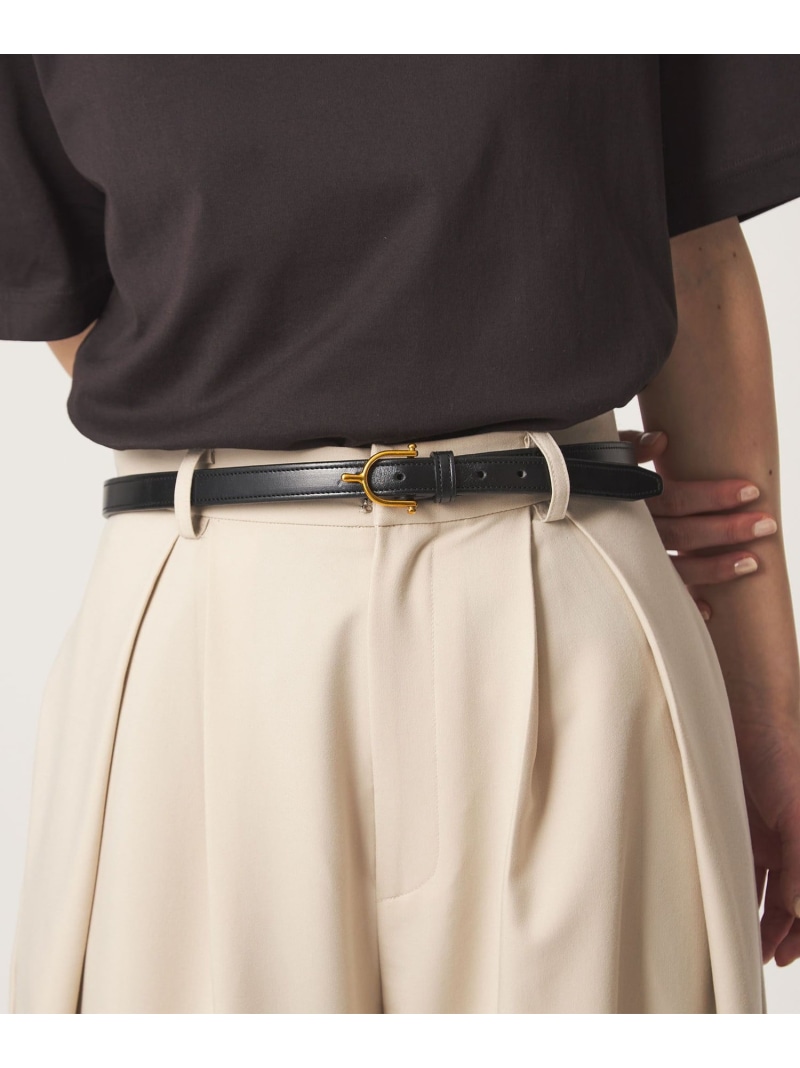 ＜TORY LEATHER＞ギボシベルト UNITED ARROWS green label relaxing ユナイテッドアローズ グリーンレーベルリラクシング ファッション雑貨 ベルト ブラック ブラウン【送料無料】[ Fashion]