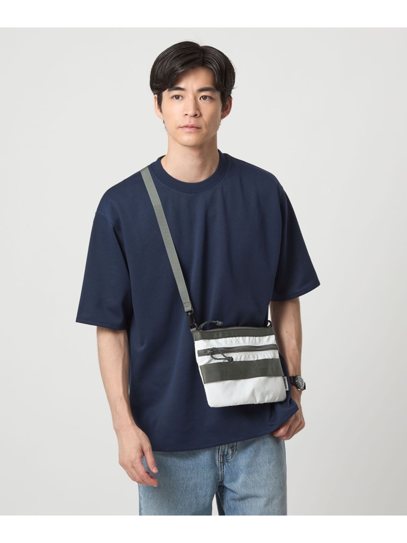 BRIEFINGDUAL SACOCHE ショルダーバッグ UNITED ARROWS green label relaxing ユナイテッドアローズ グリーンレーベルリラクシング バッグ ショルダーバッグ ブラック ホワイト【送料無料】[ Fashion]｜green label relaxing