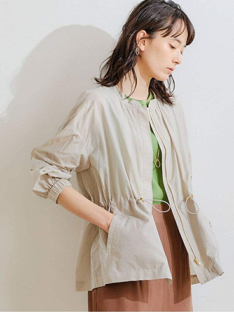 レディースファッション コート ジャケット ホワイト ブルゾン コート ジャケット グリーンレーベルリラクシング ユナイテッドアローズ Relaxing Label Green Arrows United ブルゾン ドロスト ギャザー ライト シアー Ffc ブラウン Fashion ネイビー 送料無料