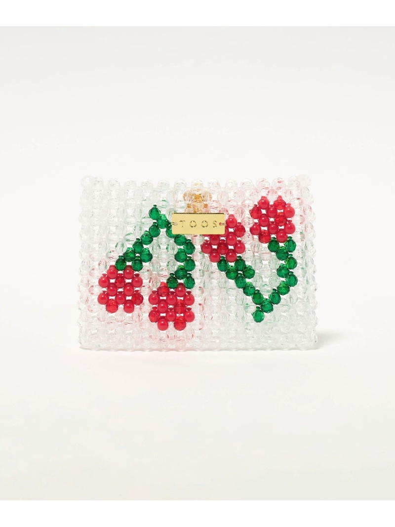 ＜TOOS＞カードケース(フルーツ) UNITED ARROWS green label relaxing ユナイテッドアローズ グリーンレーベルリラクシング 財布・ポーチ・ケース その他の財布・ポーチ・ケース ピンク ホワイト【送料無料】[ Fashion]