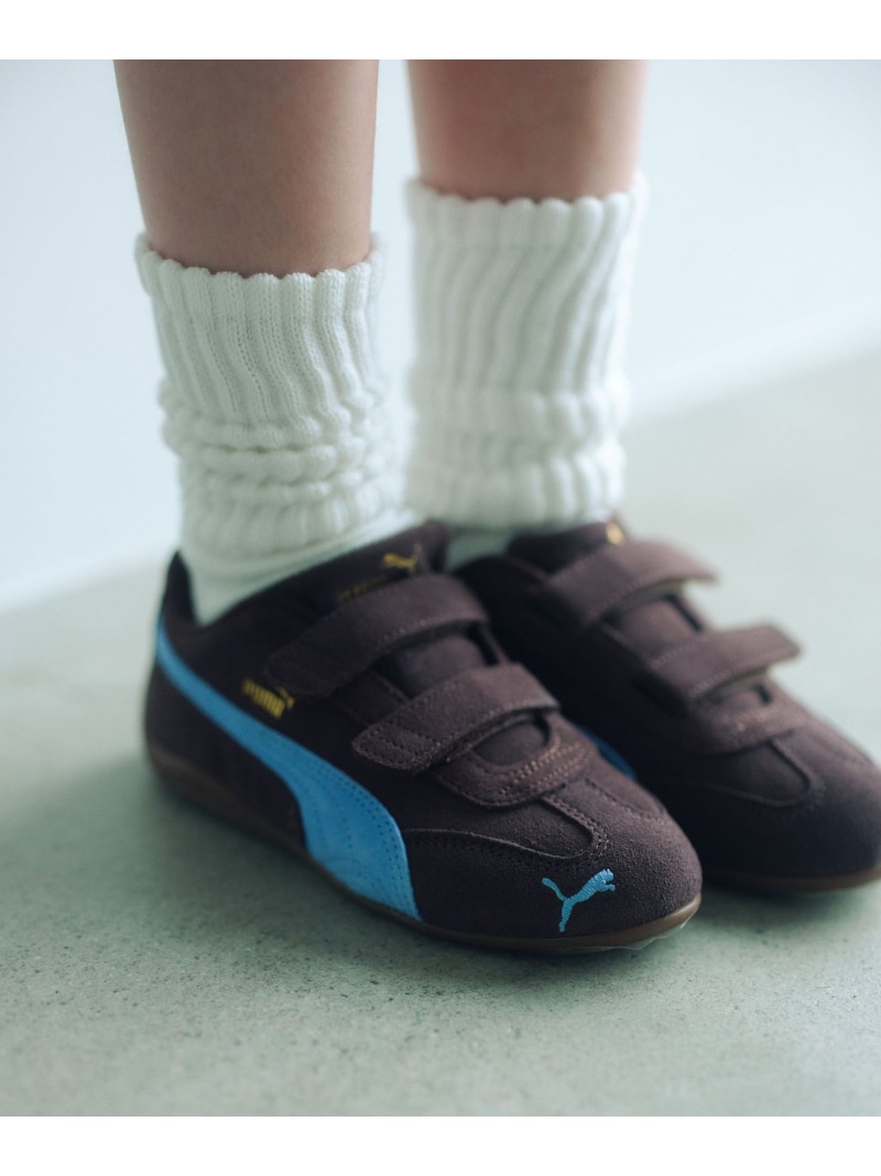 ＜PUMA＞スピードキャット スニーカー / キッズ  18珊-21珊 UNITED ARROWS green label relaxing ユナイテッドアローズ グリーンレーベルリラクシング シューズ・靴 スニーカー 赤いこと 赤銅色 黒いこと【貨物輸送無料】[ Fashion]