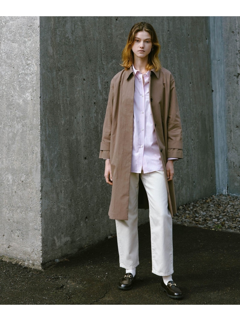 【SALE／25%OFF】ステンカラー コート UNITED ARROWS green label relaxing ユナイテッドアローズ グリーンレーベルリラクシング ジャケット・アウター ステンカラーコート ベージュ ブラウン【RBA_E】【送料無料】[ Fashion] 13,629円