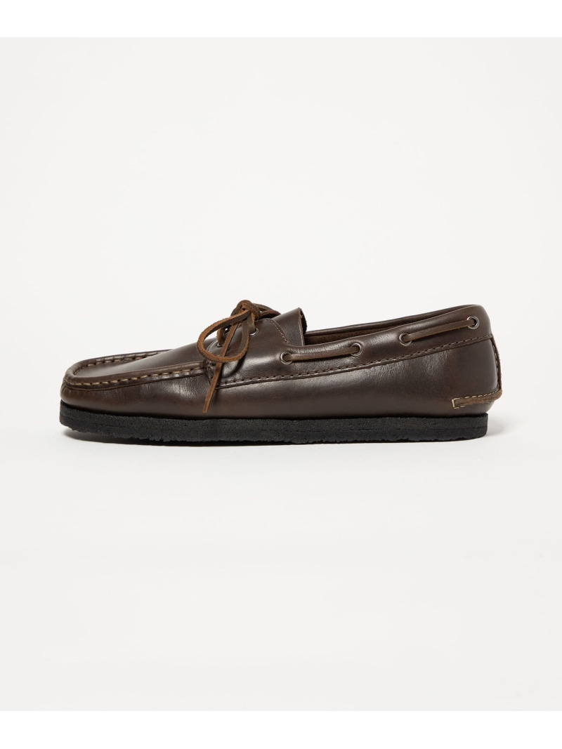 【国内EXCLUSIVE】＜Clarks Originals＞GODNEY BOAT シューズ UNITED ARROWS green label relaxing ユナイテッドアローズ グリーンレーベルリラクシング シューズ・靴 モカシン・デッキシューズ 黒いこと 赤銅色【貨物輸送無料】[ Fashion]