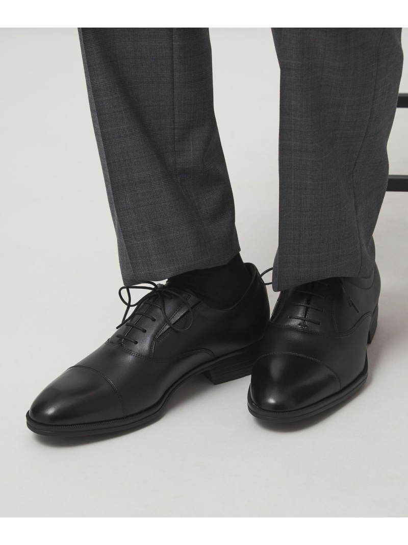 ＜texcy luxe＞ストレートチップ ドレスシューズ -消臭・抗菌- UNITED ARROWS green label relaxing ユナイテッドアローズ グリーンレーベルリラクシング シューズ・靴 レースアップ・ドレスシューズ ブラック【送料無料】[ Fashion]