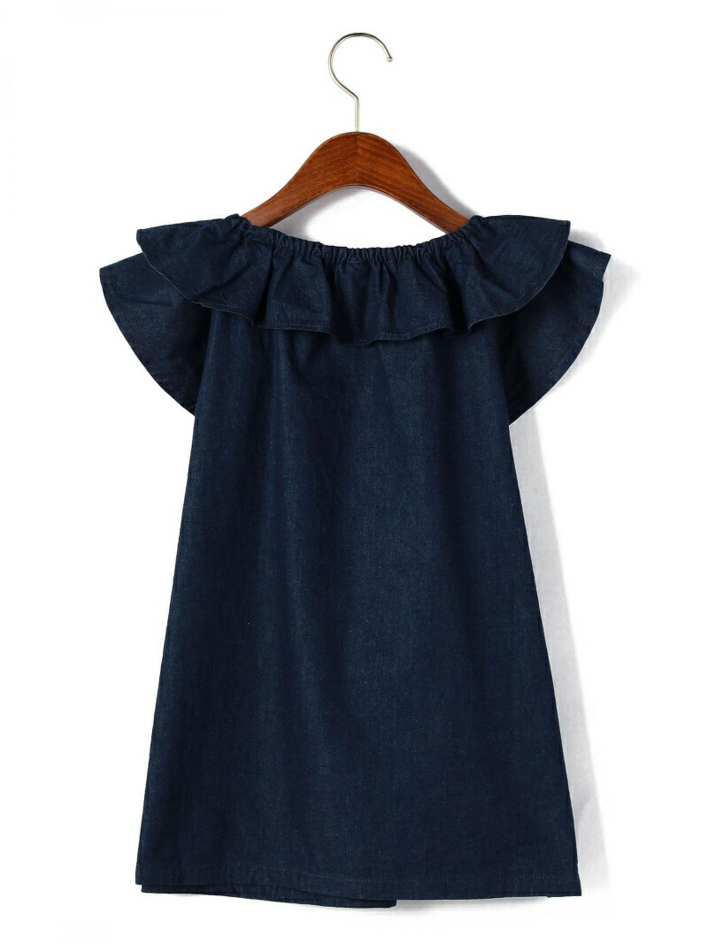 楽天市場 Rakuten Fashion Sale 40 Off キッズ インディゴ フリルワンピース United Arrows Green Label Relaxing ユナイテッドアローズ グリーンレーベルリラクシング ワンピース キッズワンピース ネイビー Rba E Green Label Relaxing