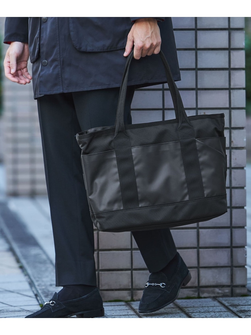 【別注】＜WEXLEY＞STEM WIDE トートバッグ UNITED ARROWS green label relaxing ユナイテッドアローズ グリーンレーベルリラクシング バッグ トートバッグ ブラック【送料無料】[ Fashion]