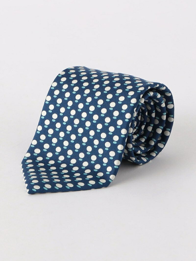 Glr 8 0cm Green Relaxing ユナイテッドアローズ United Arrows ネクタイ Italy Label ドット グリーンレーベルリラクシング