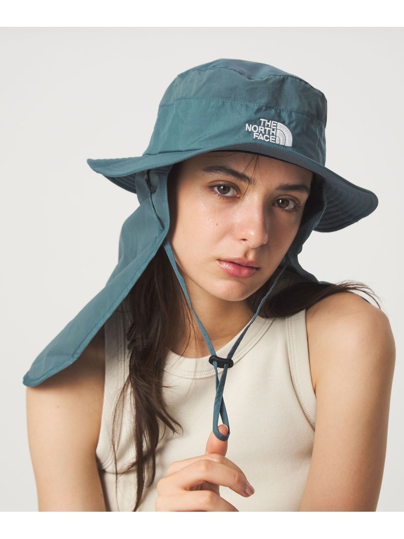 【WEB限定】＜THE NORTH FACE＞サンシールド ハット UNITED ARROWS green label relaxing ユナイテッドアローズ グリーンレーベルリラクシング 帽子 キャップ グレー ブラック グリーン【送料無料】[ Fashion]