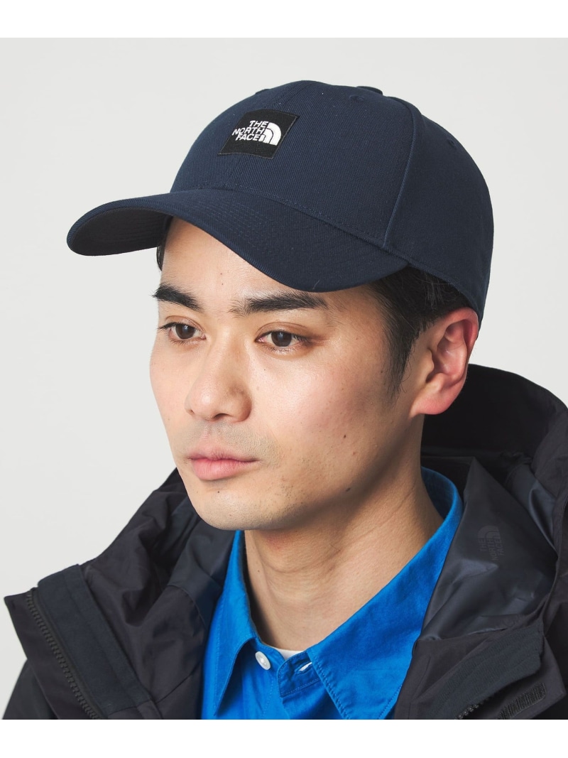 ＜THE NORTH FACE＞スクエアロゴ キャップ UNITED ARROWS green label relaxing ユナイテッドアローズ グリーンレーベルリラクシング 帽子 キャップ グリーン ネイビー ブラック【送料無料】[ Fashion]