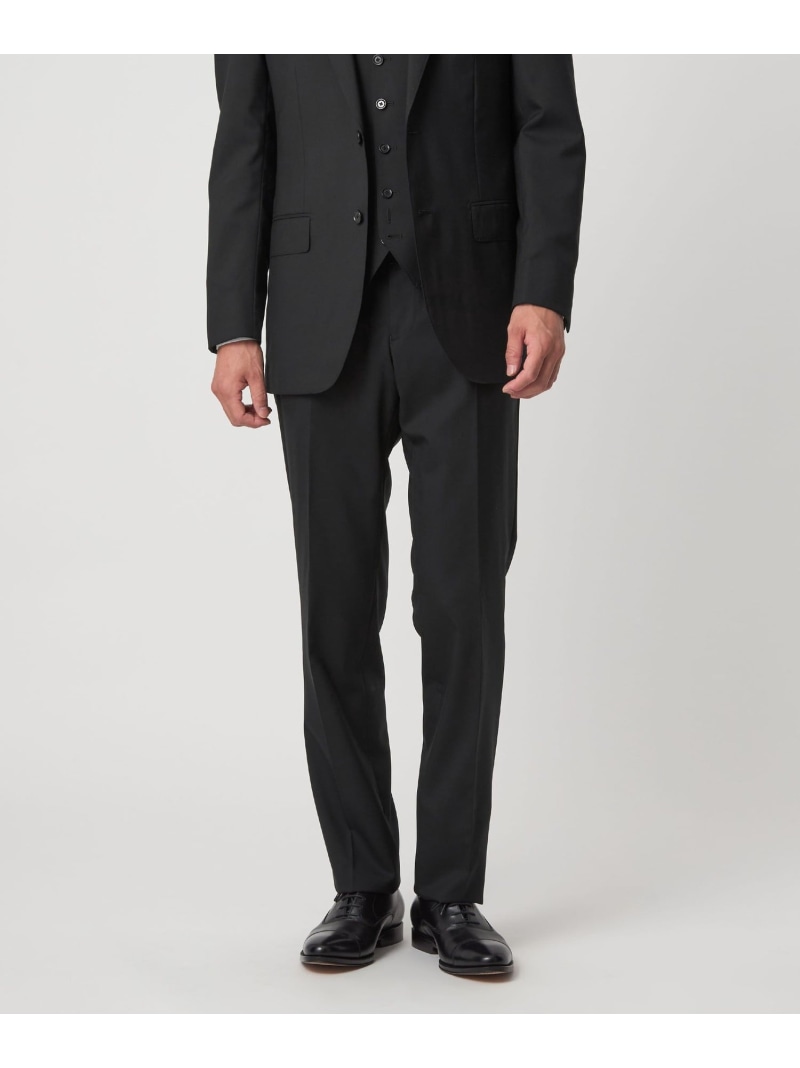 REDA トロピカル 無地 スリム ノープリーツ スーツパンツ UNITED ARROWS green label relaxing ユナイテッドアローズ グリーンレーベルリラクシング スーツ・フォーマル スーツパンツ グレー ブラック グリーン ブラウン ネイビー【送料無料】[ Fashion]｜green label relaxing