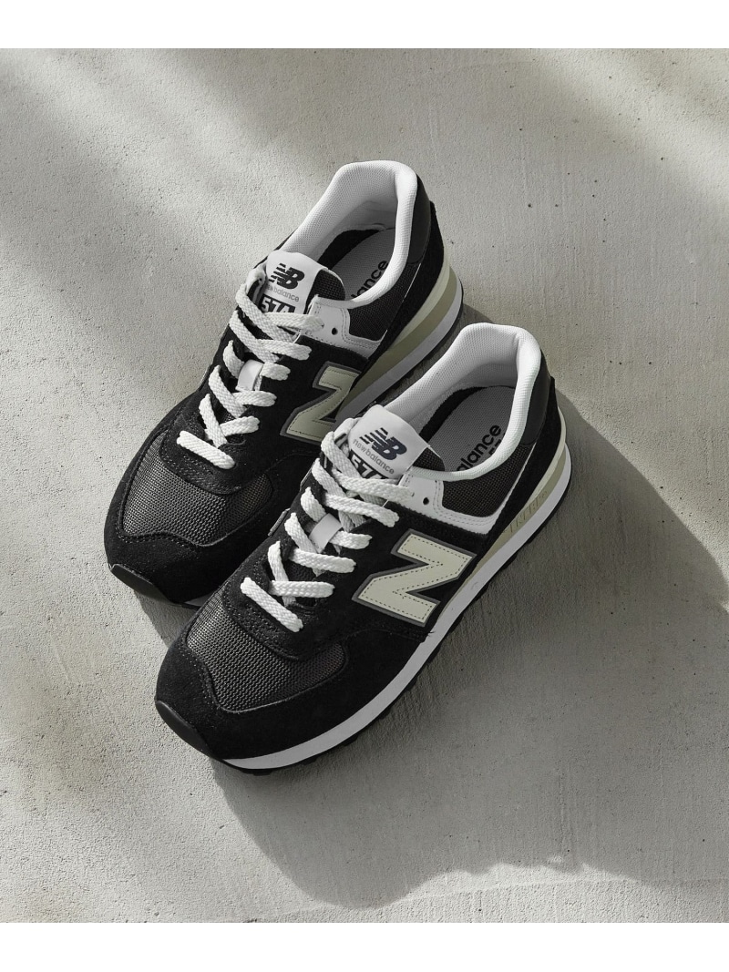 ＜New Balance＞U574 5MX スニーカー UNITED ARROWS green label relaxing ユナイテッドアローズ グリーンレーベルリラクシング シューズ・靴 スニーカー ブラック【送料無料】[ Fashion]