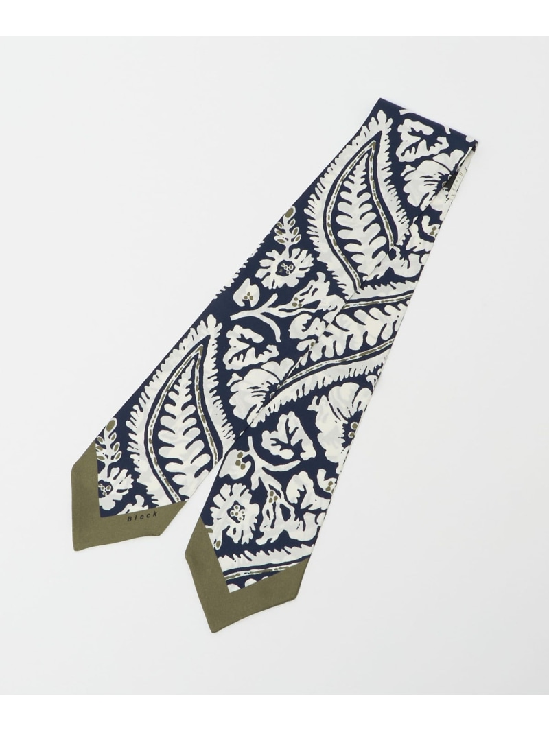 ＜Bleck＞リーブス スカーフ UNITED ARROWS green label relaxing ユナイテッドアローズ グリーンレーベルリラクシング ファッション雑貨 スカーフ・バンダナ ネイビー【送料無料】[ Fashion]