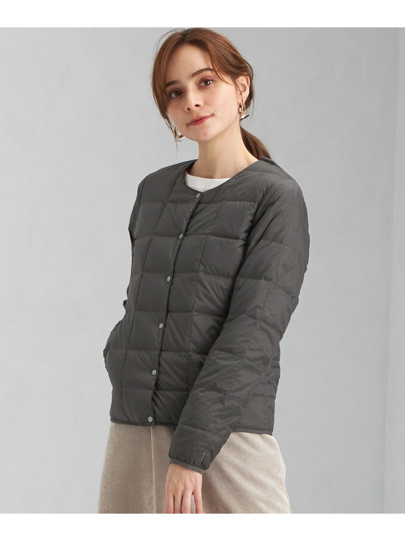 Taion タイオン クルーネック ボタン インナー ダウン United Arrows Green Label Relaxing ユナイテッドアローズ グリーンレーベルリラクシング コート ジャケット ダウンジャケット グレー ブラック カーキ 送料無料 Rakuten Fashion Ipag Org