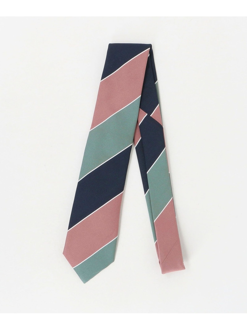 ＜ALTEA＞8.0cm ストライプ3 ネクタイ UNITED ARROWS green label relaxing ユナイテッドアローズ グリーンレーベルリラクシング スーツ・フォーマル ネクタイ・蝶ネクタイ グリーン【送料無料】[ Fashion]