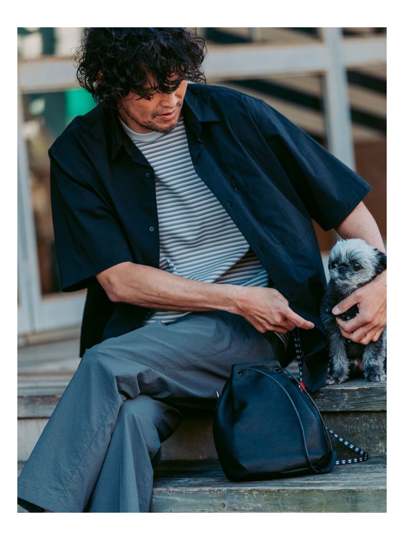 WONDER CLOTH ジャストルーズ レギュラーカラー 半袖 シャツ -ストレッチ・接触冷感・吸水速乾- UNITED ARROWS green label relaxing ユナイテッドアローズ グリーンレーベルリラクシング トップス シャツ・ブラウス グレー ブラック【送料無料】[ Fashion]
