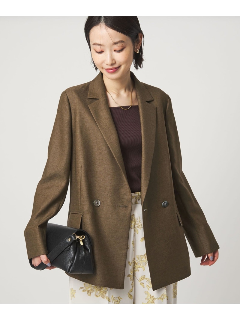 [size SHORTあり]リネンライク 2B 上衣 UNITED ARROWS green label relaxing ユナイテッドアローズ グリーンレーベルリラクシング ジャケット・アウター テーラードジャケット・ブレザー 赤銅色 白いこと 米国海軍【貨物輸送無料】[ Fashion]