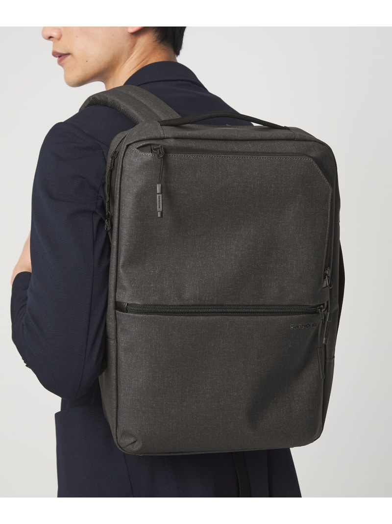 【別注】＜Samsonite＞GLR サブリム 2WAY BAG M ブリーフケース バックパック -撥水- UNITED ARROWS green label relaxing ユナイテッドアローズ グリーンレーベルリラクシング バッグ リュック・バックパック グレー【送料無料】[ Fashion]