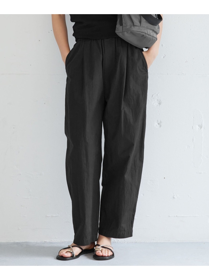[size SHORTあり]イージー カーブ パンツ ウォッシャブル 接触冷感 UNITED ARROWS green label relaxing ユナイテッドアローズ グリーンレーベルリラクシング パンツ その他のパンツ ブラック ベージュ グリーン【送料無料】[ Fashion]