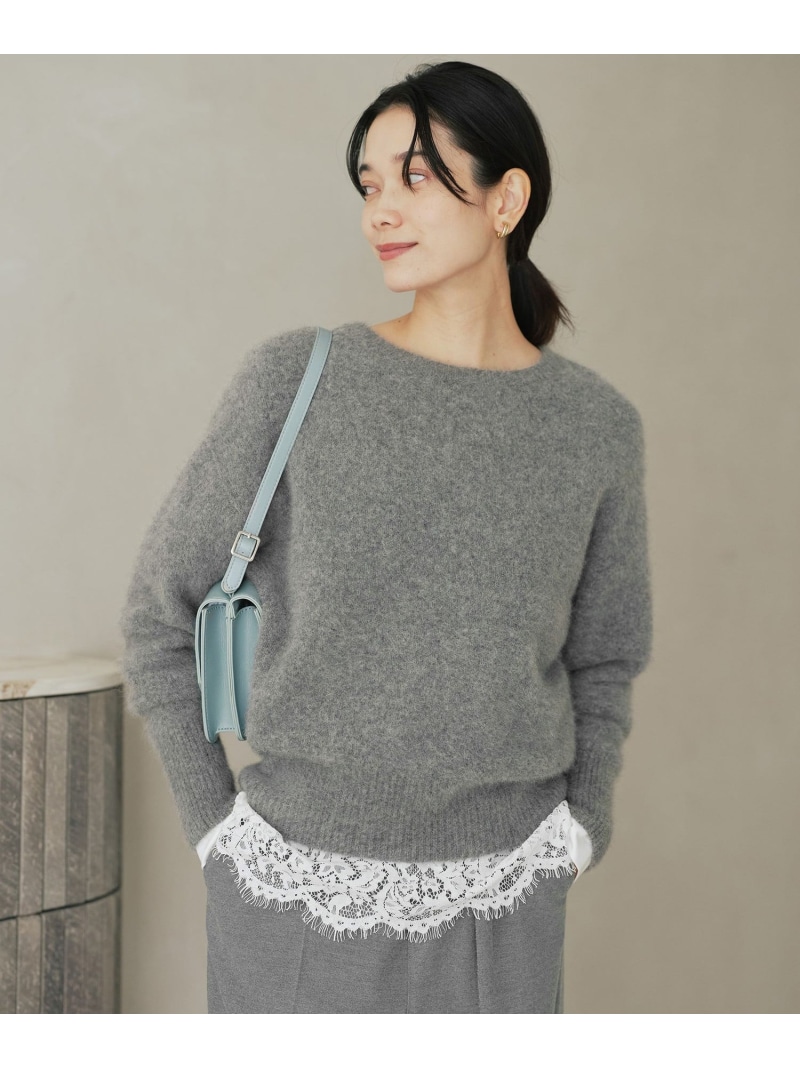 楽天市場】【SALE／50%OFF】ヘアリー ニット ジャケットライク