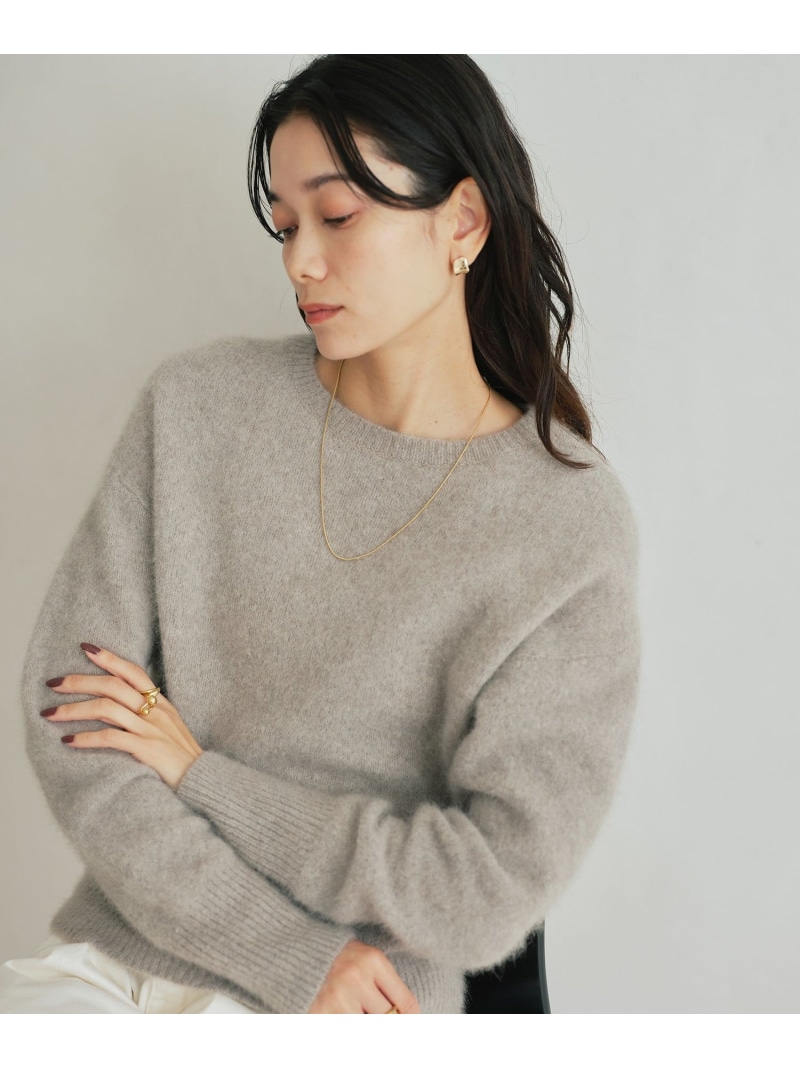 楽天市場】【SALE／50%OFF】ヘアリー ニット ジャケットライク