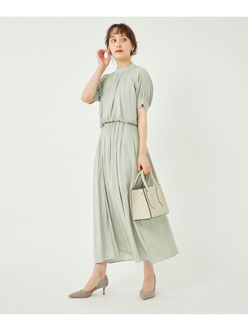 円 大人気の ドビー ジャカード ギャザー ワンピース United Arrows Green Label Relaxing ユナイテッドアローズ グリーンレーベルリラクシング ドレス その他のワンピース グリーン ブラック ブルー Rakuten Fashion