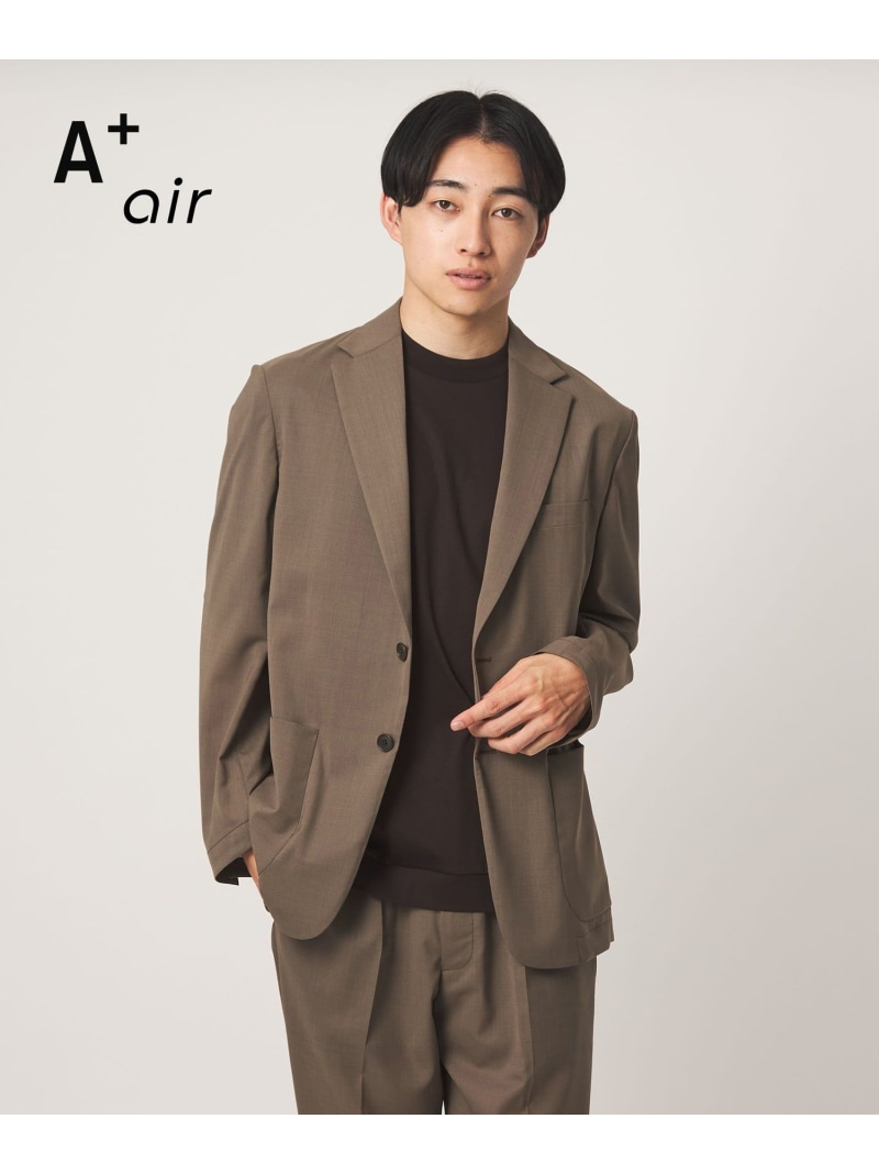 A+ air TWトロピカル 無地 2B リラックス 2P セットアップ ジャケット -ウォッシャブル・通気性- UNITED ARROWS green label relaxing ユナイテッドアローズ グリーンレーベルリラクシング ジャケット・アウター テーラードジャケット・ブレザ【送料無料】[ Fashion]｜green label relaxing