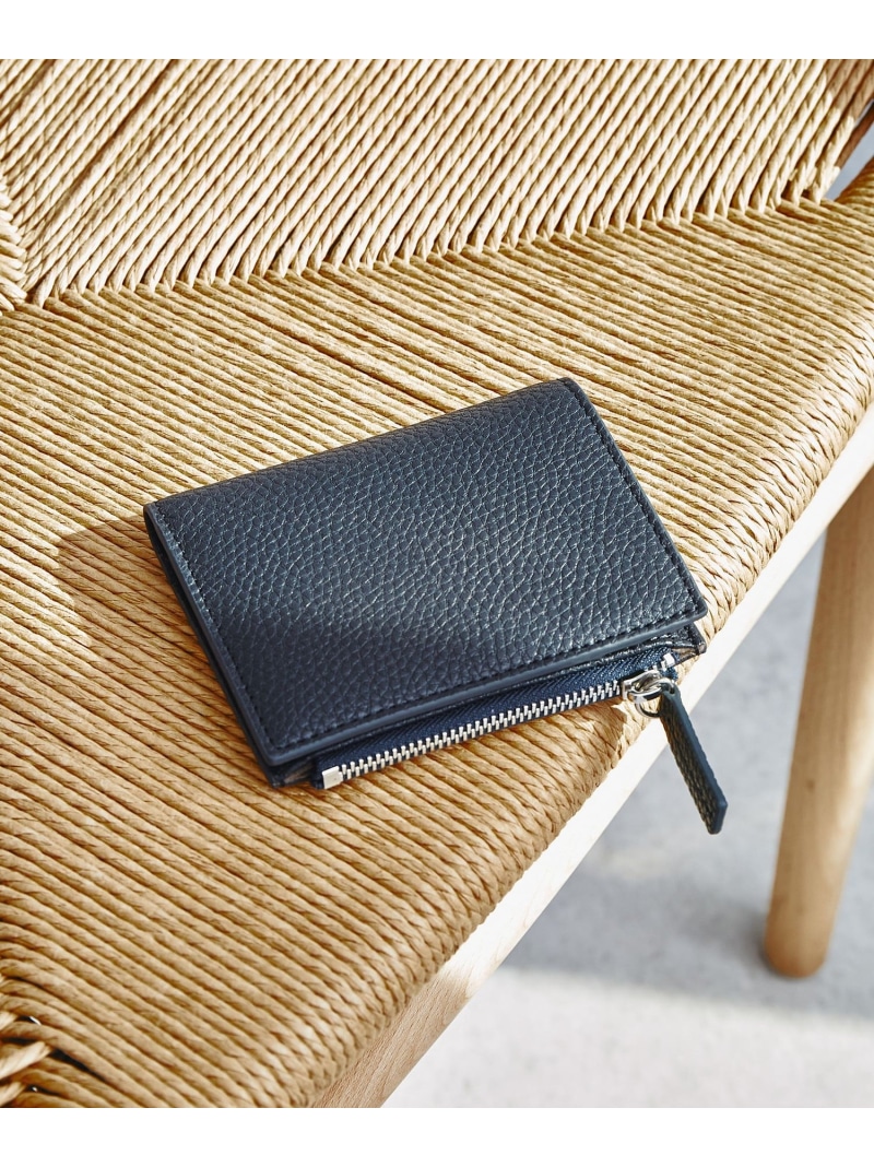 CIBO レザーライク 2FOLD ウォレット 折りたたみ財布 UNITED ARROWS green label relaxing ユナイテッドアローズ グリーンレーベルリラクシング 財布・ポーチ・ケース 財布 ネイビー ブラック【送料無料】[ Fashion]