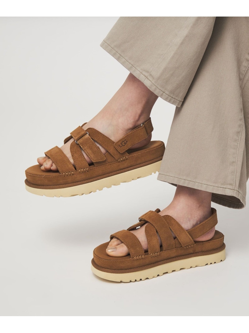 【WEB限定】＜UGG＞ゴールデンスター グリーム サンダル UNITED ARROWS green label relaxing ユナイテッドアローズ グリーンレーベルリラクシング シューズ・靴 サンダル ブラウン【送料無料】[ Fashion]