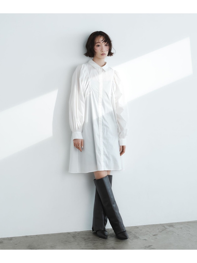 楽天市場】＜EMMEL REFINES＞EM クルーネック Aライン ミニワンピース