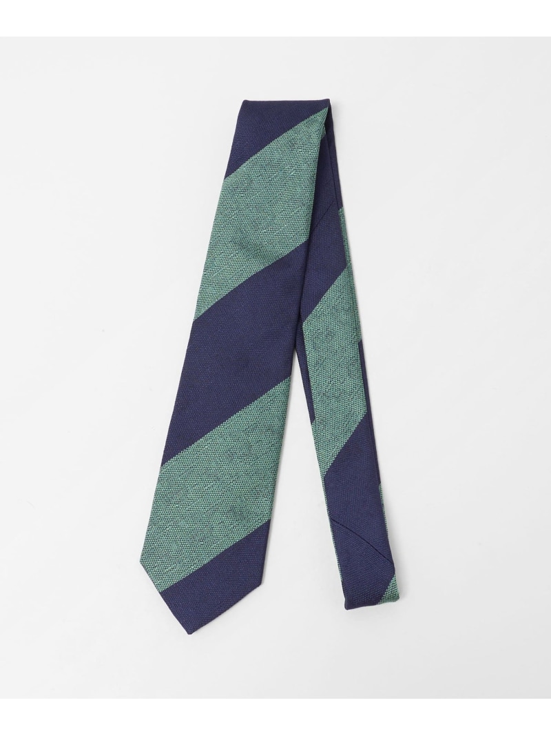 ＜Seaward & Stearn＞8.0cm ストライプ3 ネクタイ UNITED ARROWS green label relaxing ユナイテッドアローズ グリーンレーベルリラクシング スーツ・フォーマル ネクタイ・蝶ネクタイ ネイビー【送料無料】[ Fashion]
