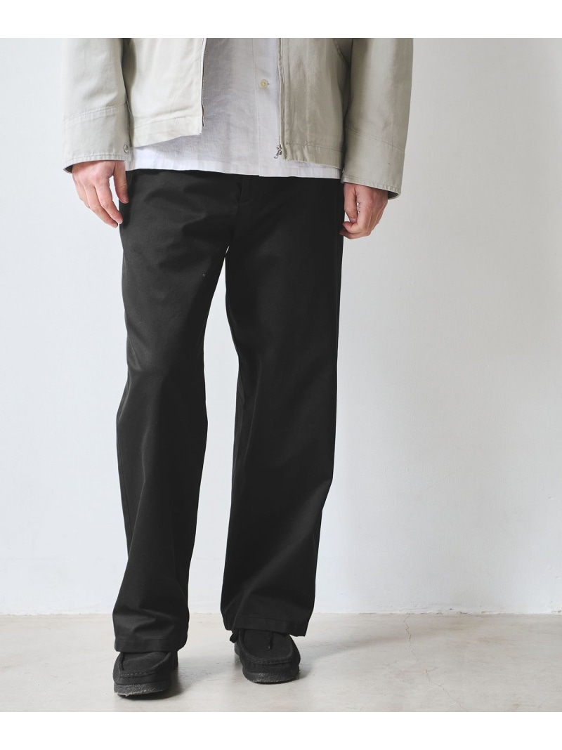 【SALE／10%OFF】ウエストポイント ウォッシュド ワイドパンツ UNITED ARROWS green label relaxing ユナイテッドアローズ グリーンレーベルリラクシング パンツ チノパンツ ブラウン ベージュ ブラック【RBA_E】【送料無料】[ Fashion]