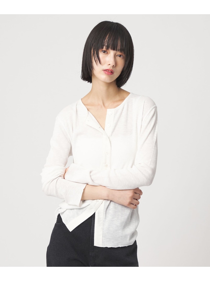 ＜EMMEL REFINES＞EM 平板テープレコーダー とり捨てる ジレー EMMEL REFINES ユナイテッドアローズ グリーンレーベルリラクシング トップス ジレー 青み サクラ色 白いこと【貨物輸送無料】[ Fashion]