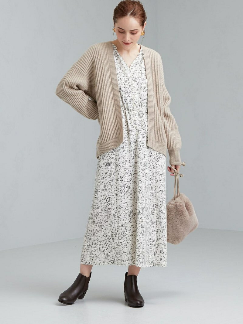 オープニング大放出セール Ffc シャドー ドット セミフレア ワンピース United Arrows Green Label Relaxing ユナイテッドアローズ グリーンレーベルリラクシング ワンピース 長袖ワンピース ホワイト ブラック Rakuten Fashion 国産 Www Toyotires Ca